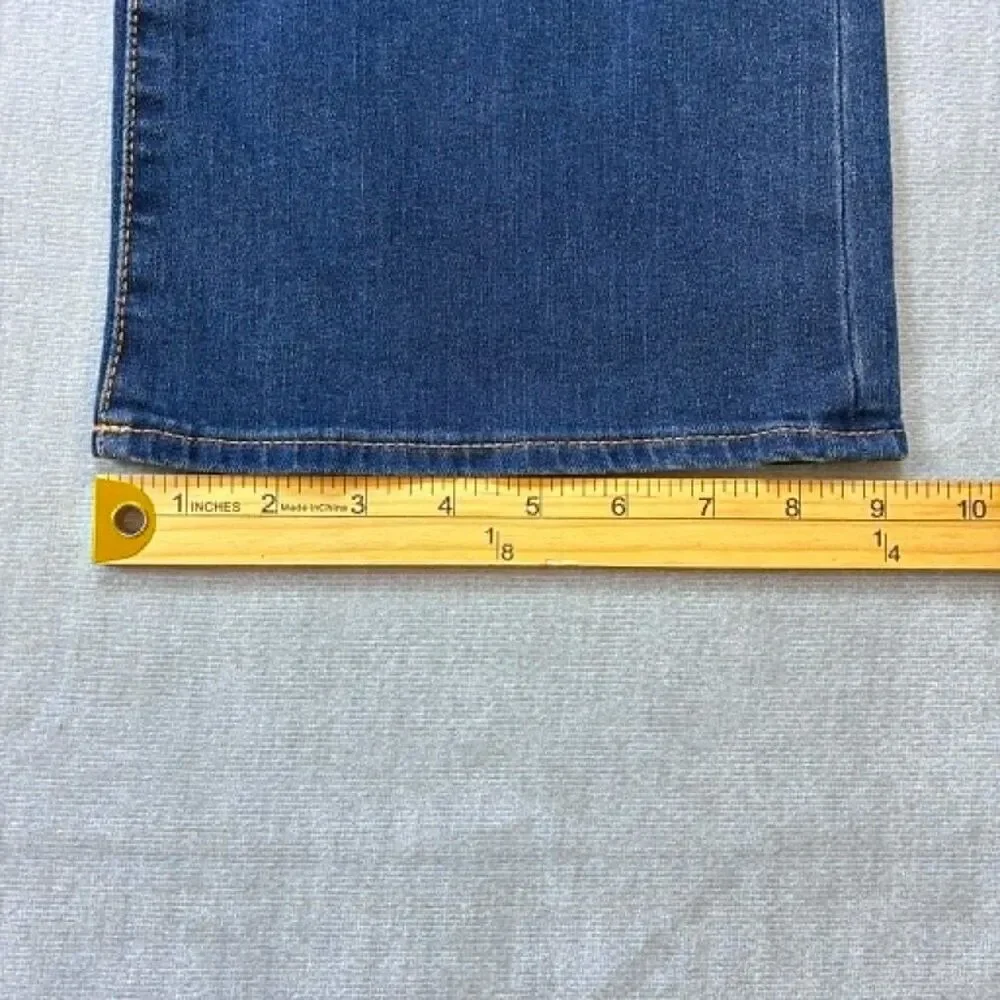 GAP Denim Womens Bootcut Jeans Size 6 28R Medium Wash Stretch Blue